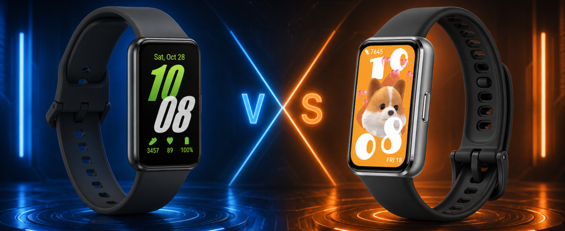 Samsung Galaxy Fit3 vs. Huawei Band 11: Qual é a Melhor Smartband em 2026? [Comparativo]
