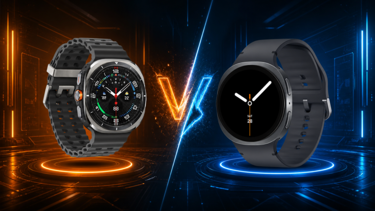 Samsung Galaxy Watch Ultra vs Galaxy Watch 8: Qual Comprar em 2026? [Comparativo Definitivo]