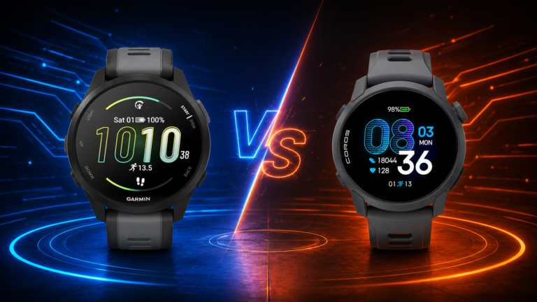 Garmin Forerunner 165 vs Coros Pace 4: Qual o Melhor Relógio AMOLED para Corredores em 2026?