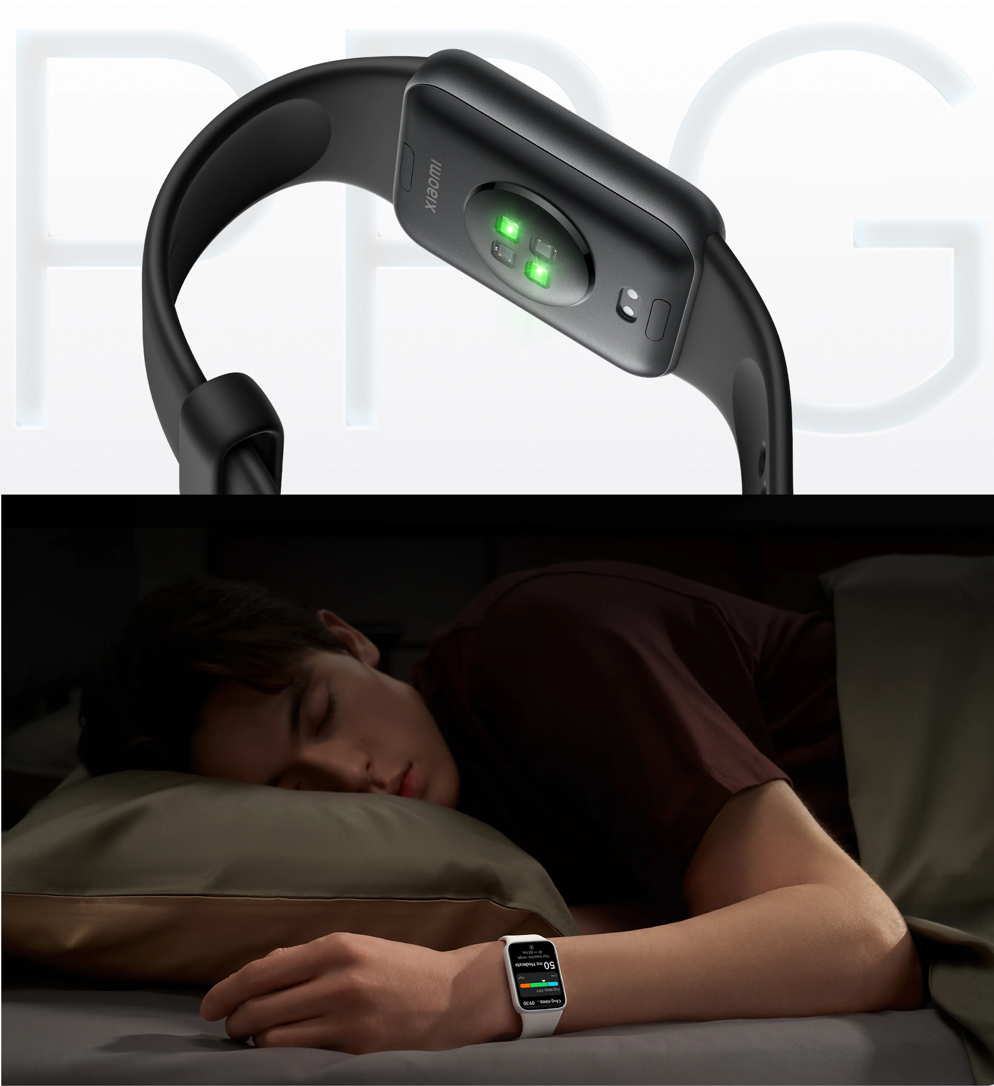 Xiaomi Mi Band 10 Pro sono HRV monitoramento avançado algoritmo sleep 2.0