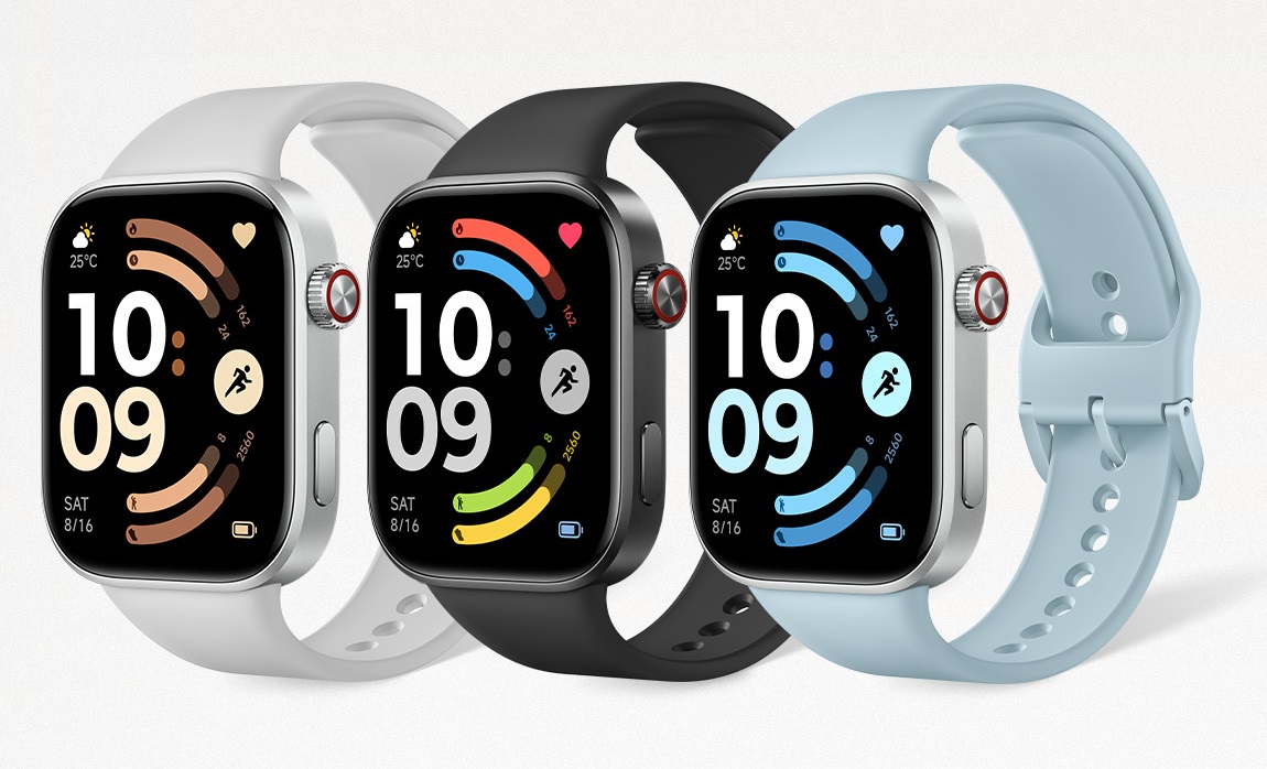 Redmi Watch 6 design alumínio unibody cores disponíveis
